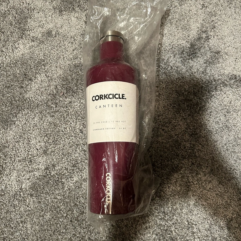 NWT Corkcicle Canteen - Deep Red